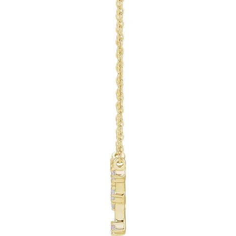 14KT GOLD CONSTELLATION ZODIAC NECKLACE - PISCES - 1