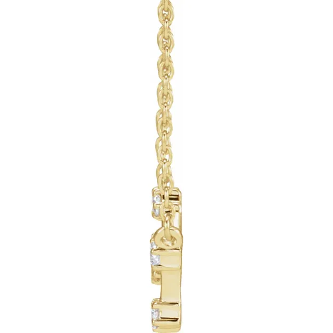 14KT GOLD CONSTELLATION ZODIAC NECKLACE - VIRGO - 1