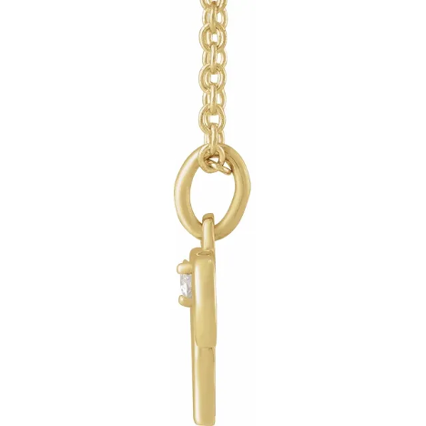 14KT GOLD ACCENTED ZODIAC NECKLACE - ARIES - 1