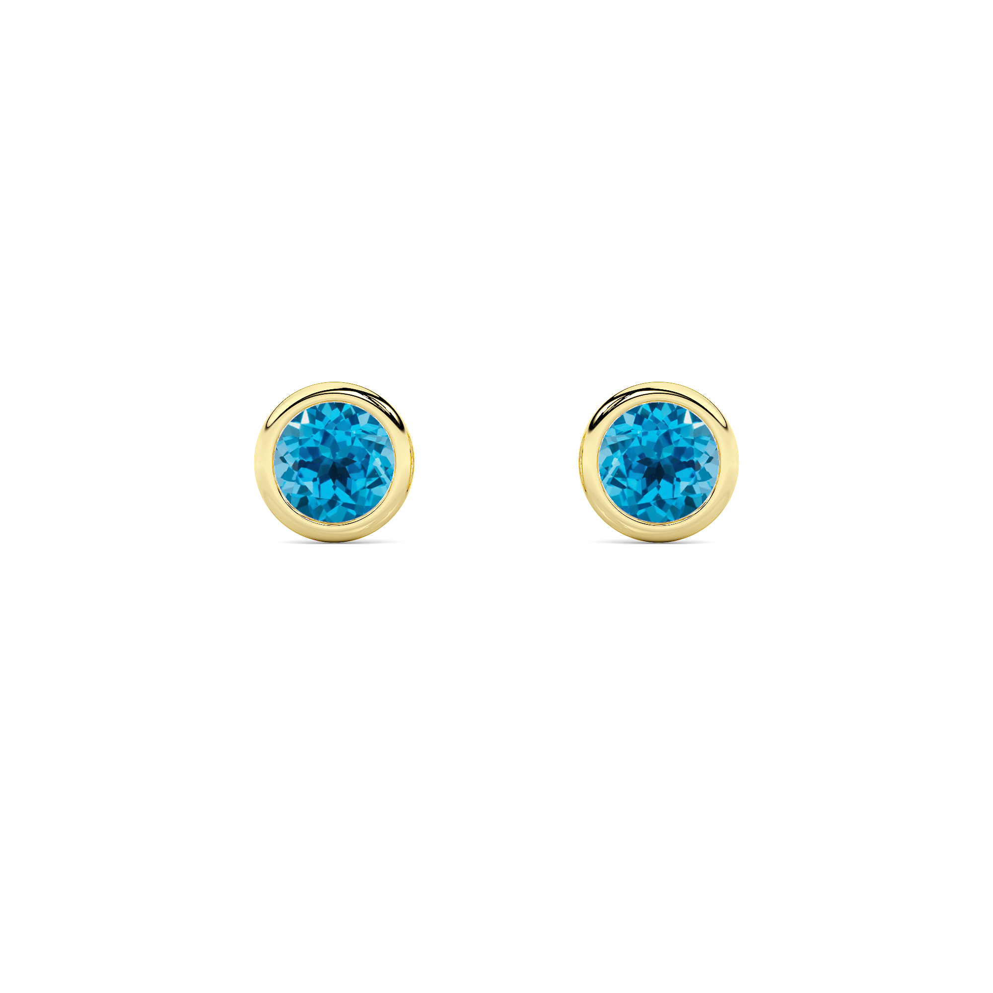 SEMI PRECIOUS WHISPER BLUE TOPAZ STUD COLLECTION