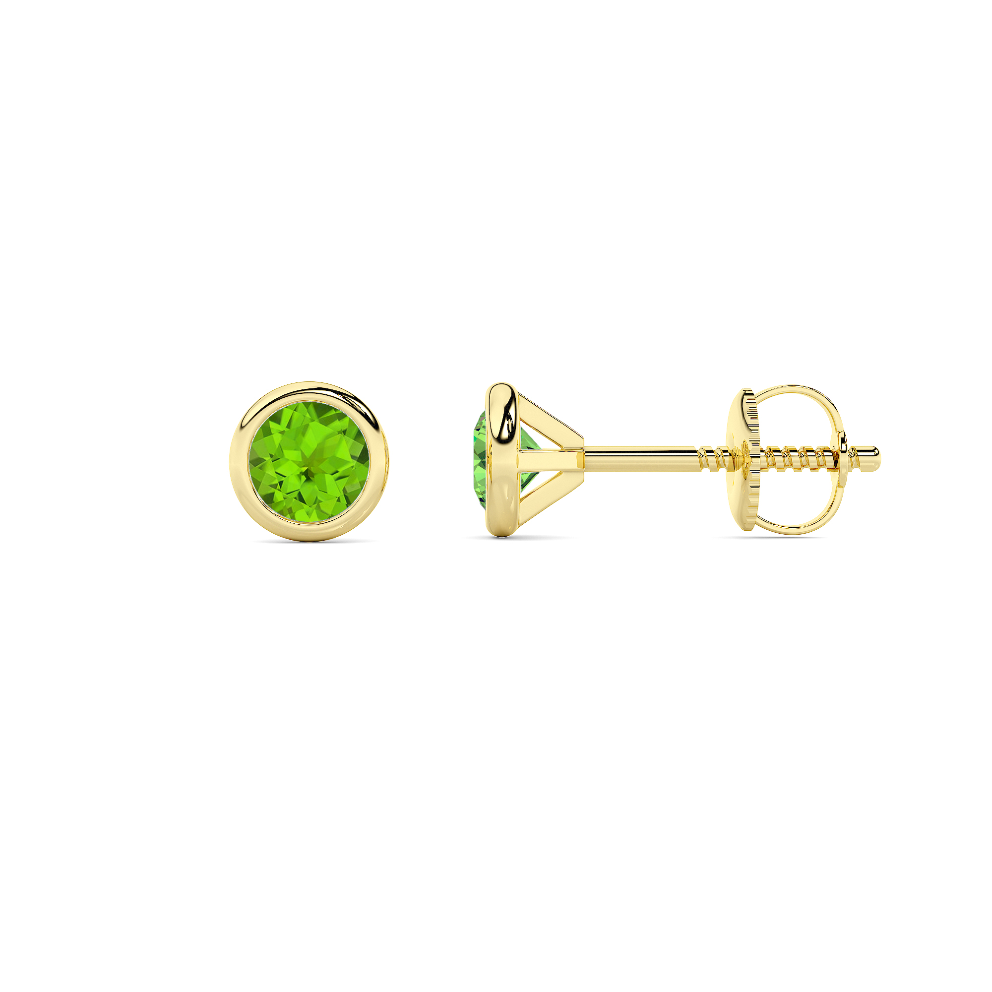 SEMI PRECIOUS WHISPER PERIDOT STUD COLLECTION - 1