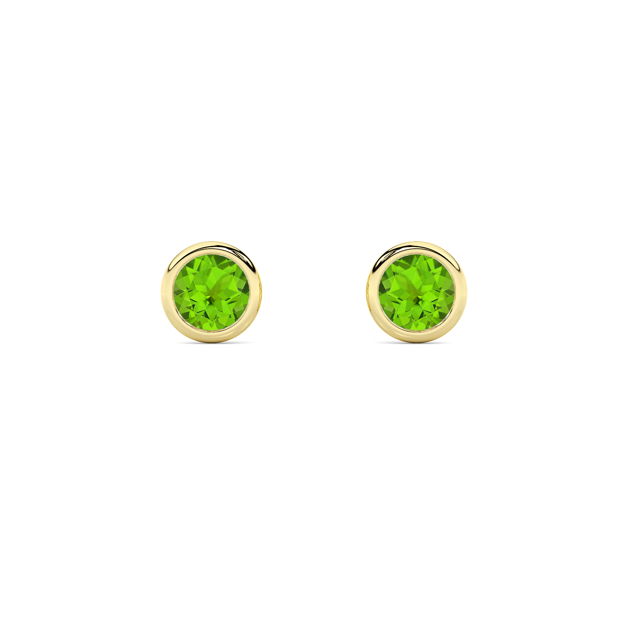 SEMI PRECIOUS WHISPER PERIDOT STUD COLLECTION