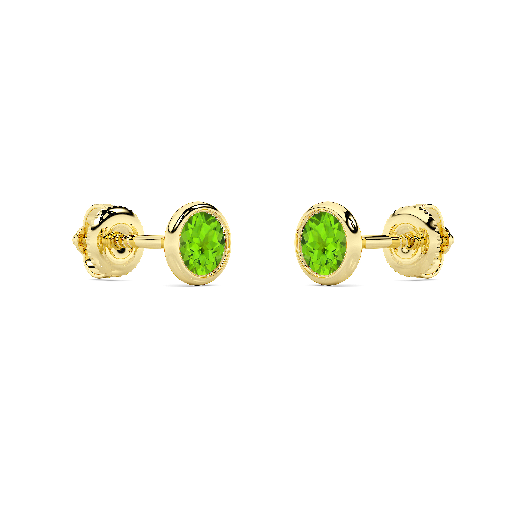 SEMI PRECIOUS WHISPER PERIDOT STUD COLLECTION - 3