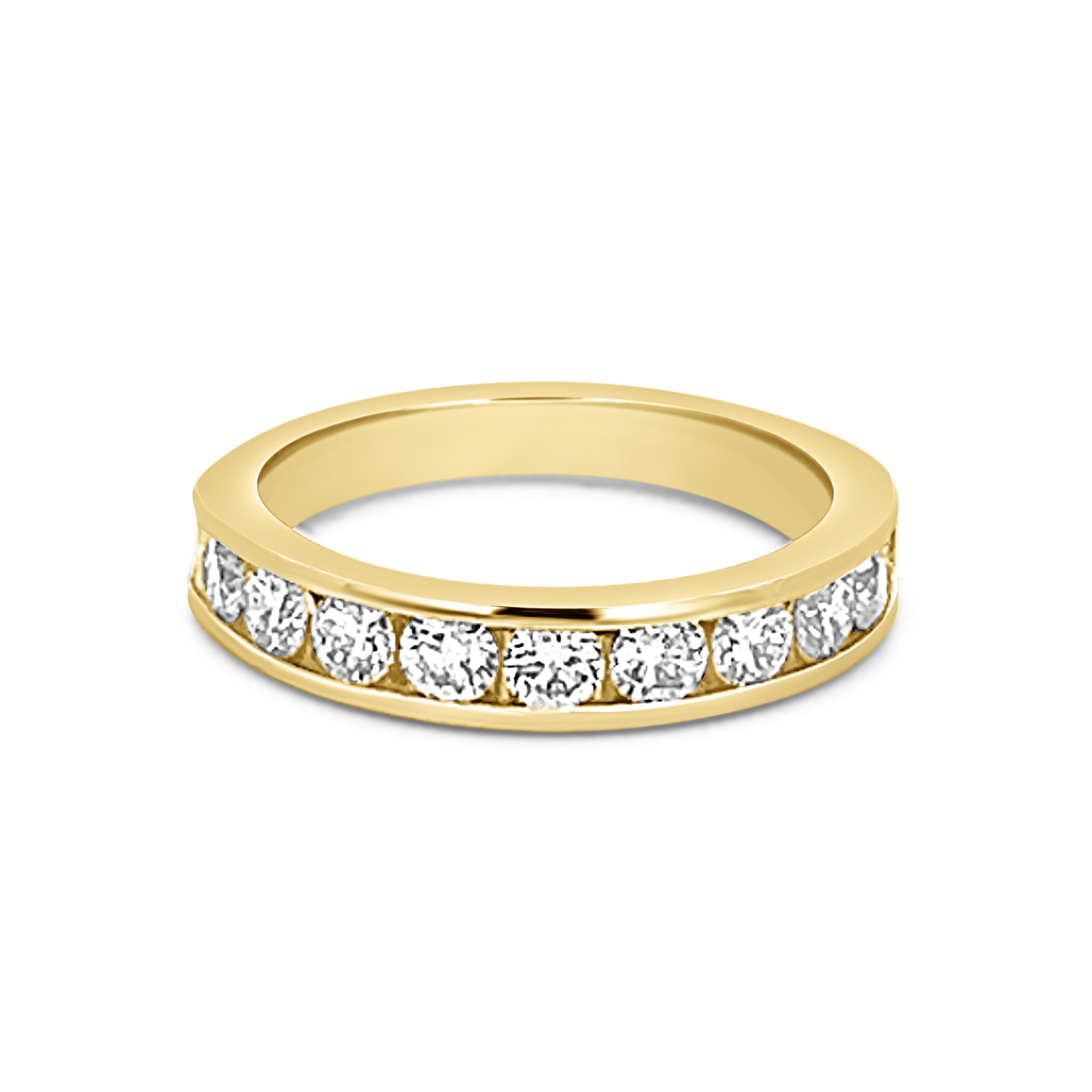 CHANNEL SET DIAMOND RING