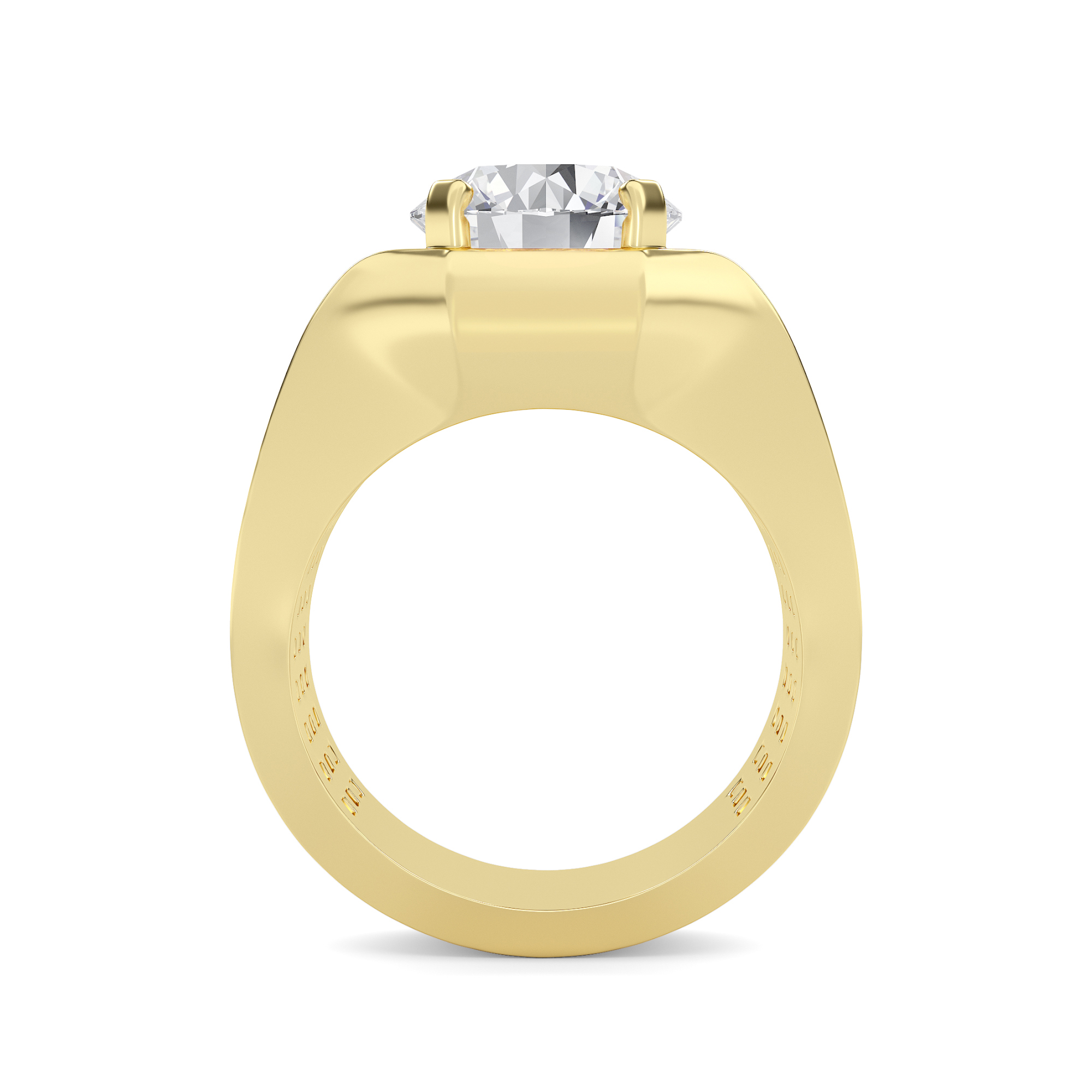 SOLITAIRE SPARK MEN'S DIAMOND RING - 1