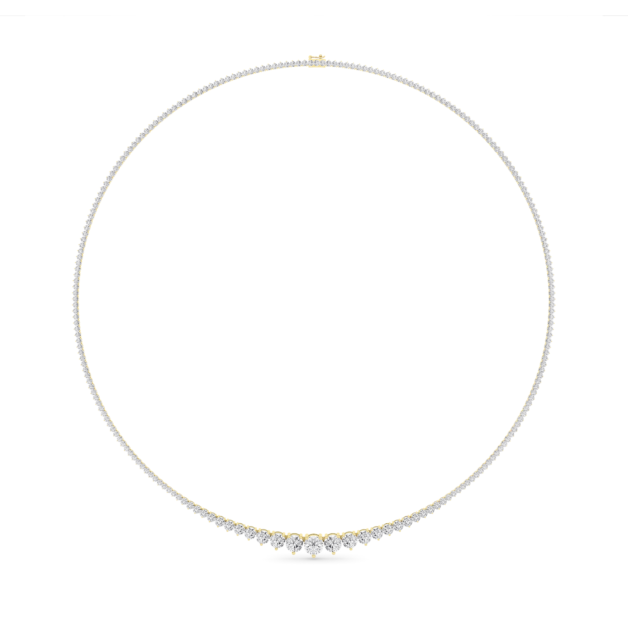 RADIANT CASCADE TENNIS NECKLACE