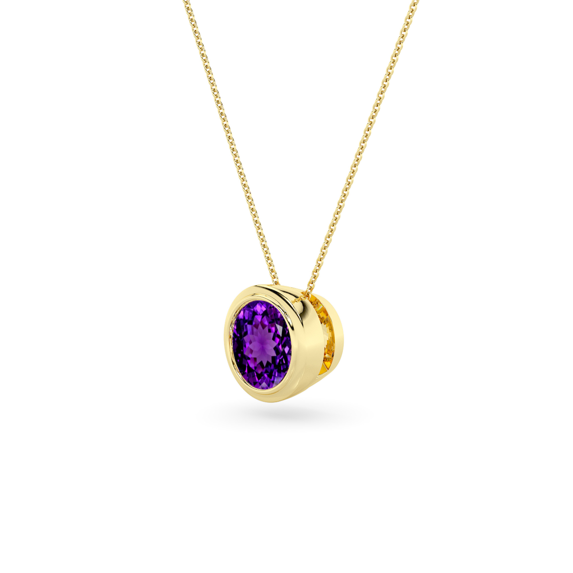 SEMI PRECIOUS WHISPER AMETHYST NECKLACE COLLECTION  - 1